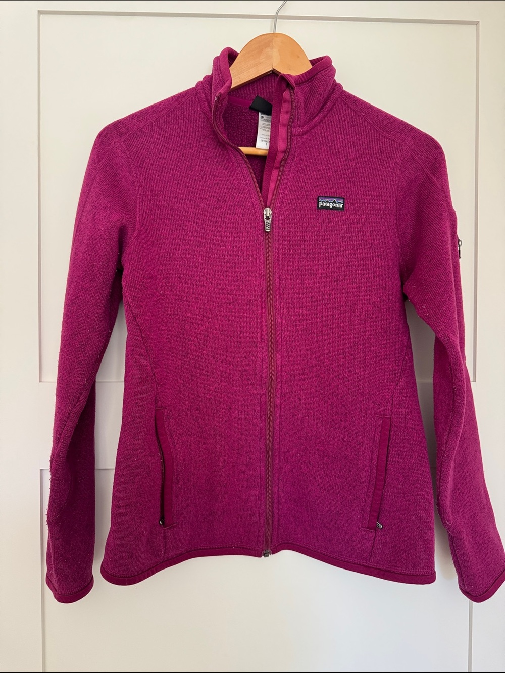 Patagonia Pink Full-Zip Fleece Jacket